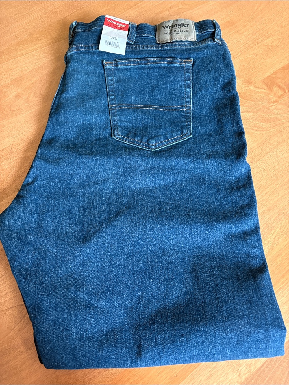 Wrangler Relaxed Fit Men's Denim Jeans 44x29 NWT